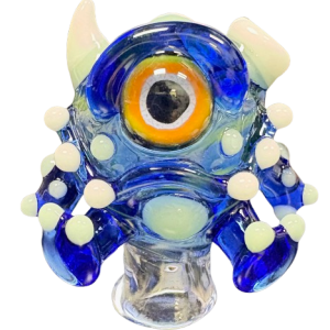 Crysis Designs Blue Gloomer Puffco Pivot Top