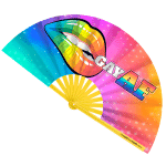 Gay Af UV Reactive Rave Fan