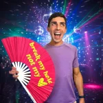 Heartbreaker Rave Fan UV Reactive