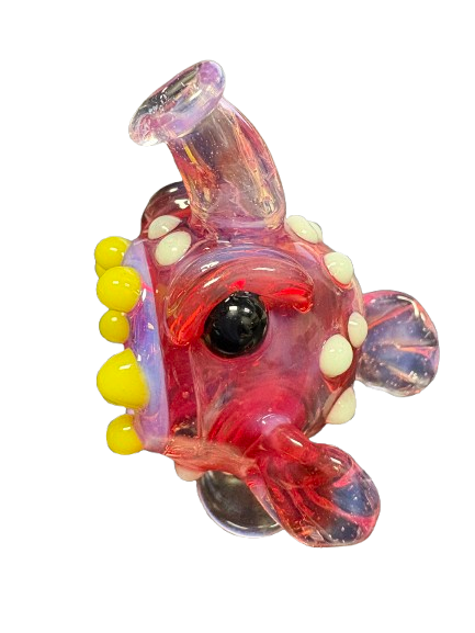 Crysis Designs Pink Angler Fish Puffco Pivot Top