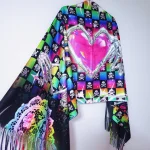 4eva Ra1nb0w L0v3 Fringed Pashmina