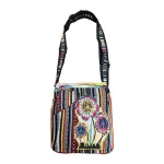 Peace Sign Flower Mini File Bag