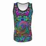 Rainbow Totem UV Reactive Tank Top