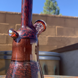 Antho 805 Glass Candy Apple Red 10mm Rig
