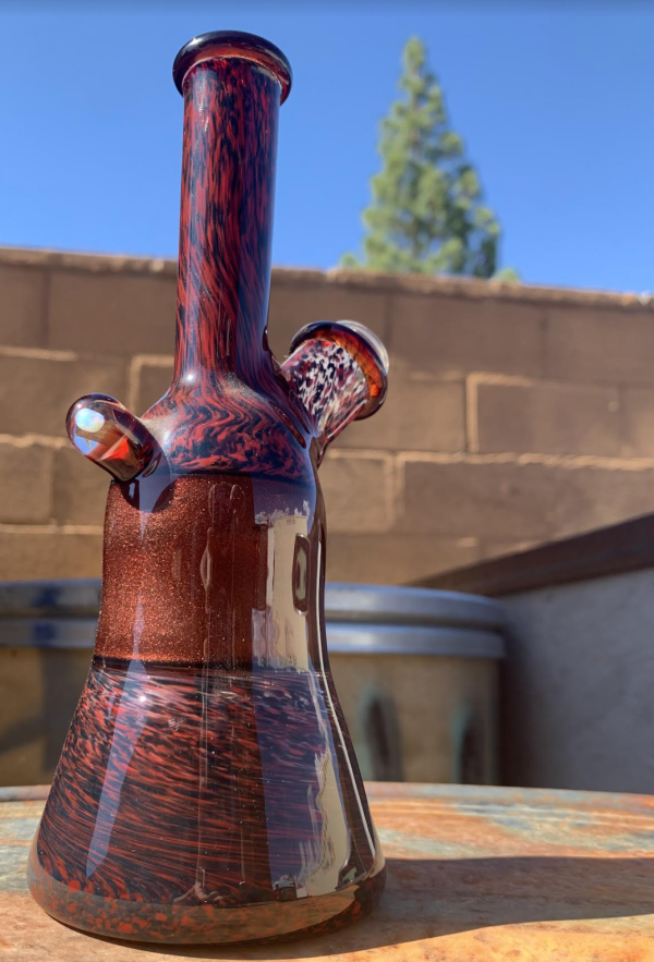 Antho 805 Glass Candy Apple Red 10mm Rig