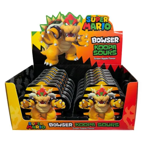 Super Mario Bowser Koopa Sours - Green Apple Flavor