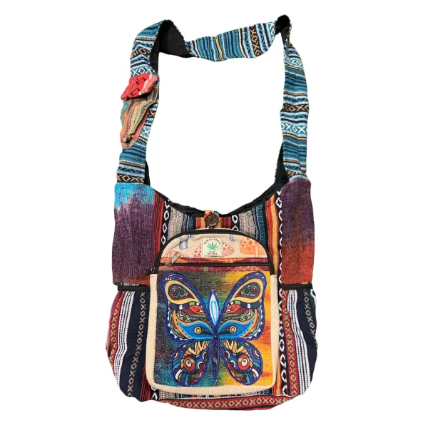 Tie Dye Butterfly Pocket Bag