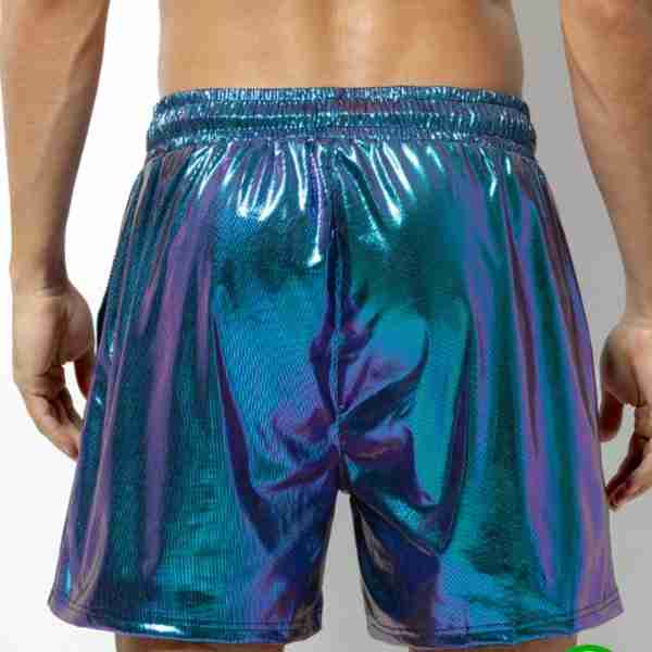 Holographic Disco Party Shorts