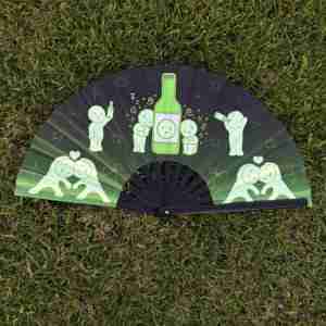 UV Reactive Smiski Festival Fan
