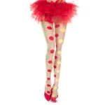 Music Legs Multi Color Polka Dot Spandex Pantyhose
