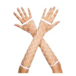 Music Legs Big Diamond Net Arm Warmer