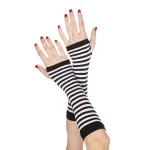 Music Legs Opaque Stripes Arm Warmer