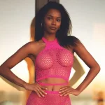 Killer Legs Rhinestone Baddie Two-Piece Lingerie Set