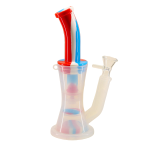 Silicone Double Filter Water Pipe