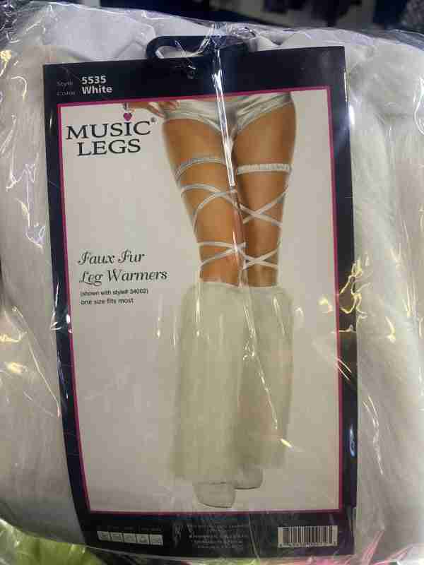 Music Legs Furry Leg Warmers