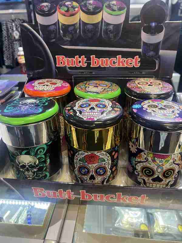 Skull Butt Bucket LED Ashtray