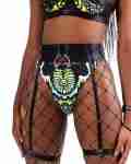 Melted Dreams Thong Bottoms with Waist & Leg Garters