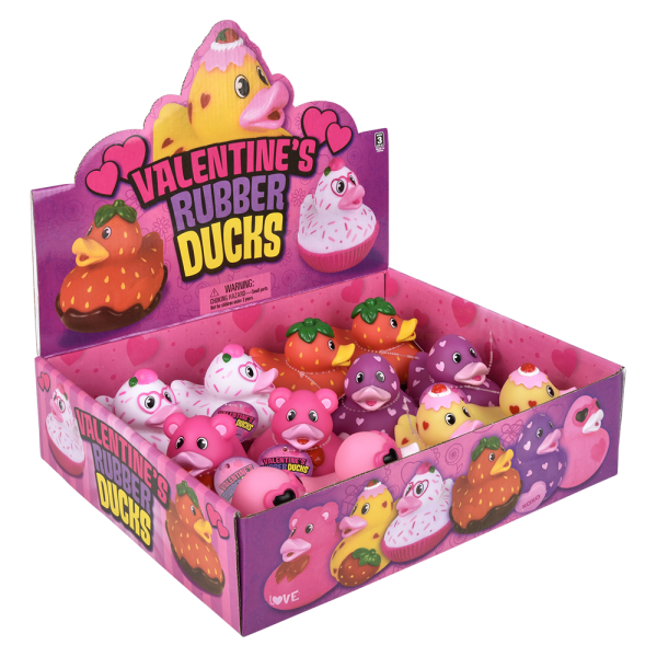 Valentine’s Rubber Duck Assortment 3.5"