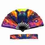 Wook Owl Fan + Sleeve (UV Reactive)