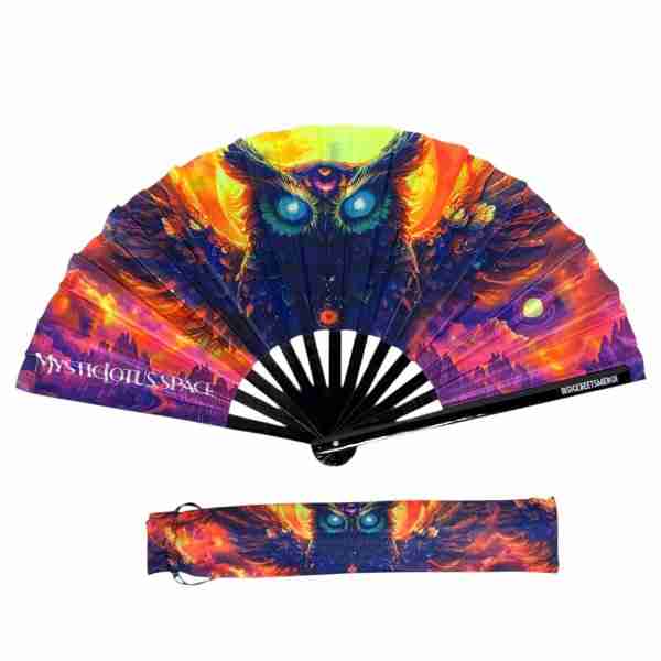 Wook Owl Fan + Sleeve (UV Reactive)