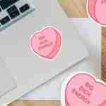 Big Dick Energy Candy Heart Sticker