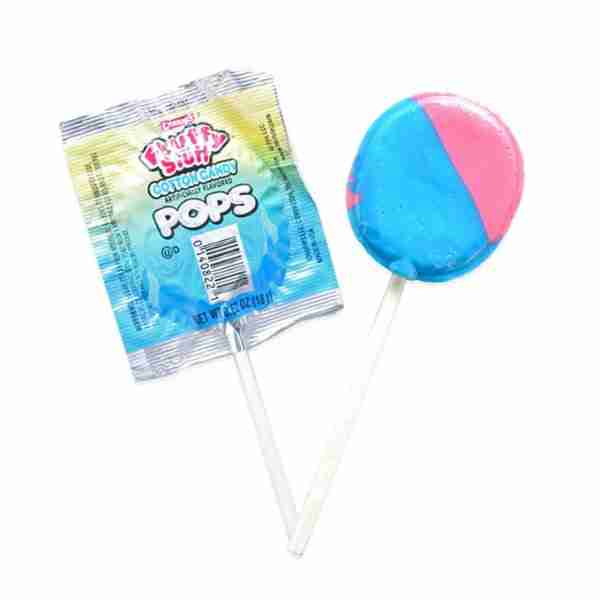 Charms Cotton Candy Fluffy Stuff Lollipops