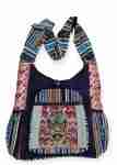 Cotton Patchwork Zip Side Pocket Owl Bag