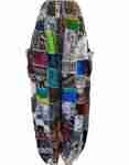 Rayon Multi Color Patch Smoky Pant