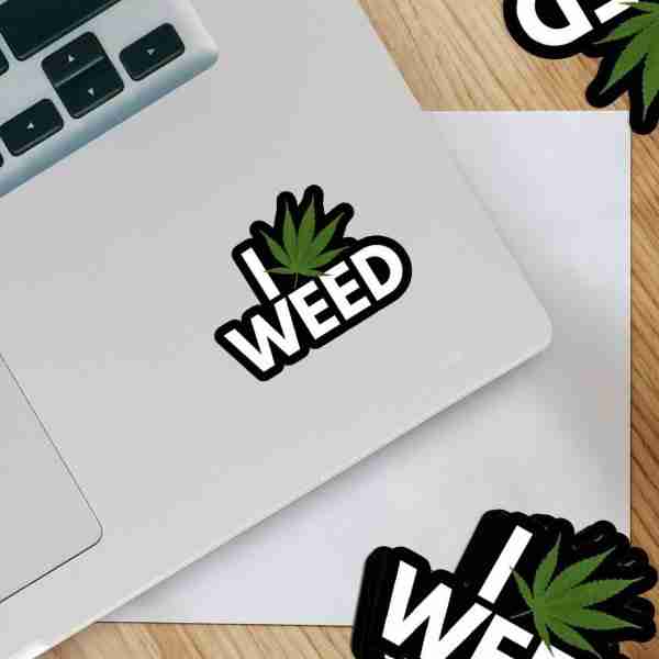 I Leaf Weed Sticker