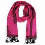 Rose Floral Pashmina Reversible Scarf Shawl