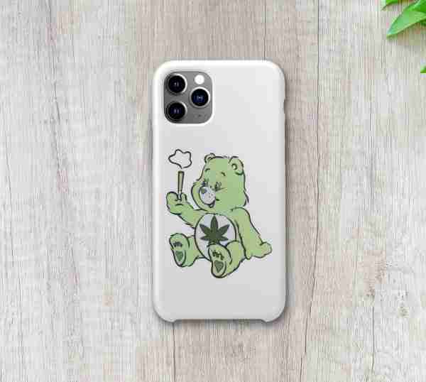 Caring Weed Bear Sticker- Green Joint