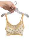 Sequin Mesh Ruffle Tank