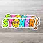 Stoner Smiley Sticker