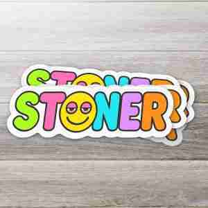 Stoner Smiley Sticker