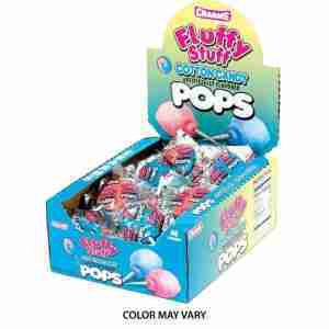 Charms Cotton Candy Fluffy Stuff Lollipops