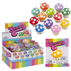 Gummy Mushrooms Squishy 1.5"