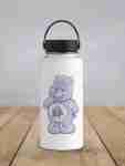 Caring Weed Bear Sticker- Purple Bud