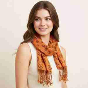 Peace Symbol Scarf