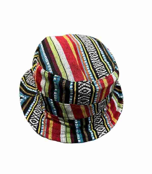 Cotton Multi Color Bucket Hat