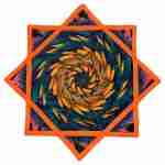 Vortex Bloom Flow Star - Double-Sided (UV Reactive)
