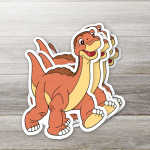 Little Foot Dinosaur Sticker