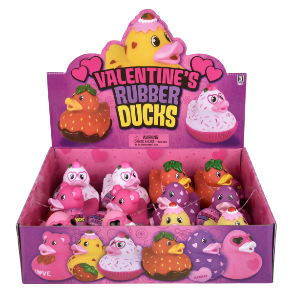 Valentine’s Rubber Duck Assortment 3.5"