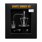 Quartz Hourglass Slurper Banger Kit – 14 mm Male 90°