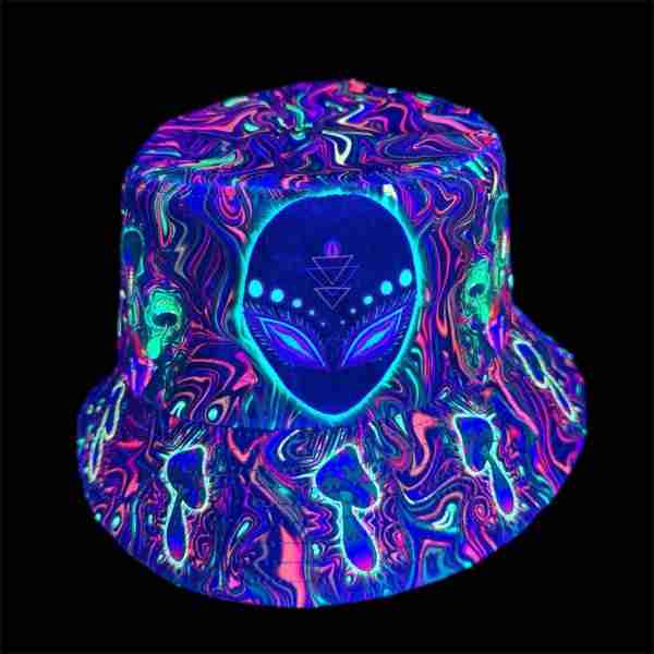 Alien Bucket Hat (UV Reactive)