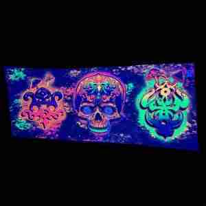 Skull Scarf (UV Reactive)