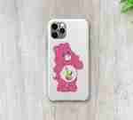 Caring Weed Bear Sticker- Pink Bong