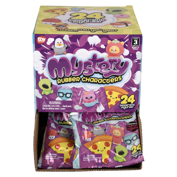 Blind Bag Rubber Character Toys 2"