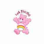 Fuck This Shit Rainbow Bear Sticker