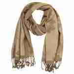 Rose Floral Pashmina Reversible Scarf Shawl