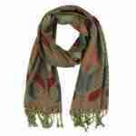 Large Paisley Pashmina Scarf Shawl